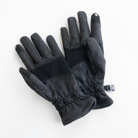 Degrees by 180s Black Quilted Gloves - Picture 1 of 6